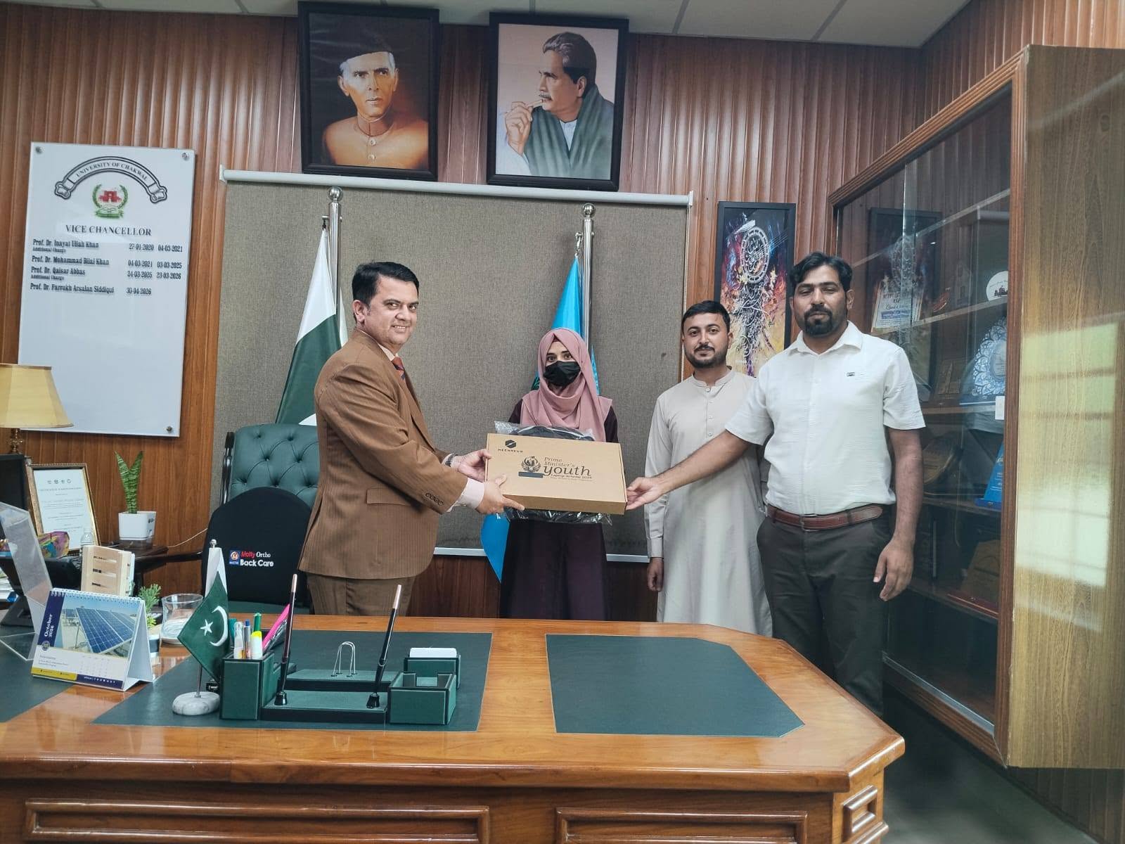 WVC Distributes Laptops Under PM Youth Scheme