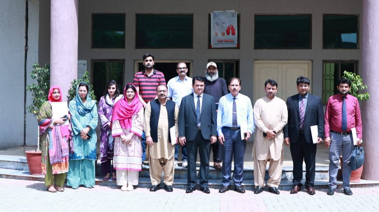 PHEC Monitoring & Evaluation Team Visits University of Chakwal